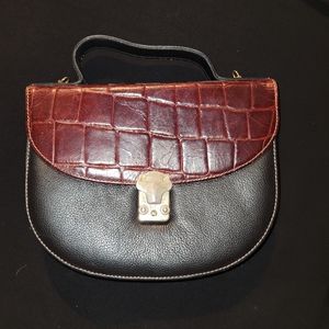 Vintage leather handbag